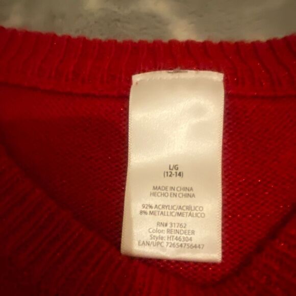 Women’s |  Ugly Christmas sweater | Reindeer sweater | Christmas NWT size L - Picture 9 of 14